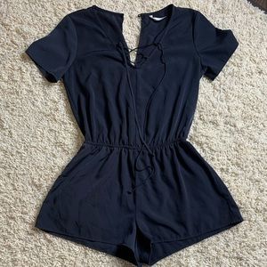 Color Thread Romper Size Small - NWOT